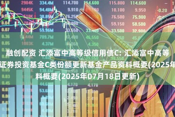 融创配资 汇添富中高等级信用债C: 汇添富中高等级信用债债券型证券投资基金C类份额更新基金产品资料概要(2025年07月18日更新)